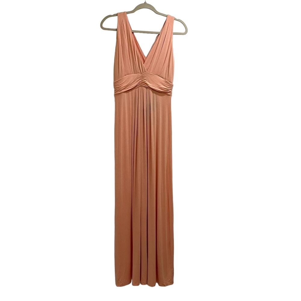 IMAN Global Chic sleeveless v-neck maxi dress NEW - Picture 2 of 9